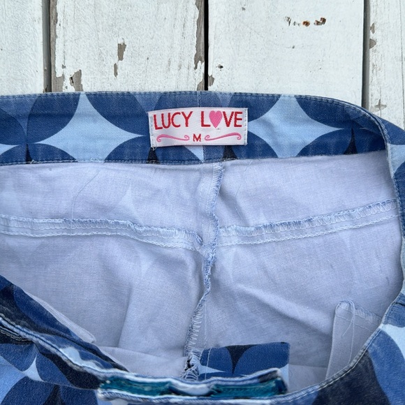 Lucy Love Retro Polka Dot Cropped Pants - Picture 3 of 6